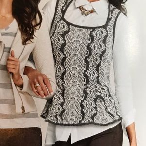 CAbi - Peplum Shell